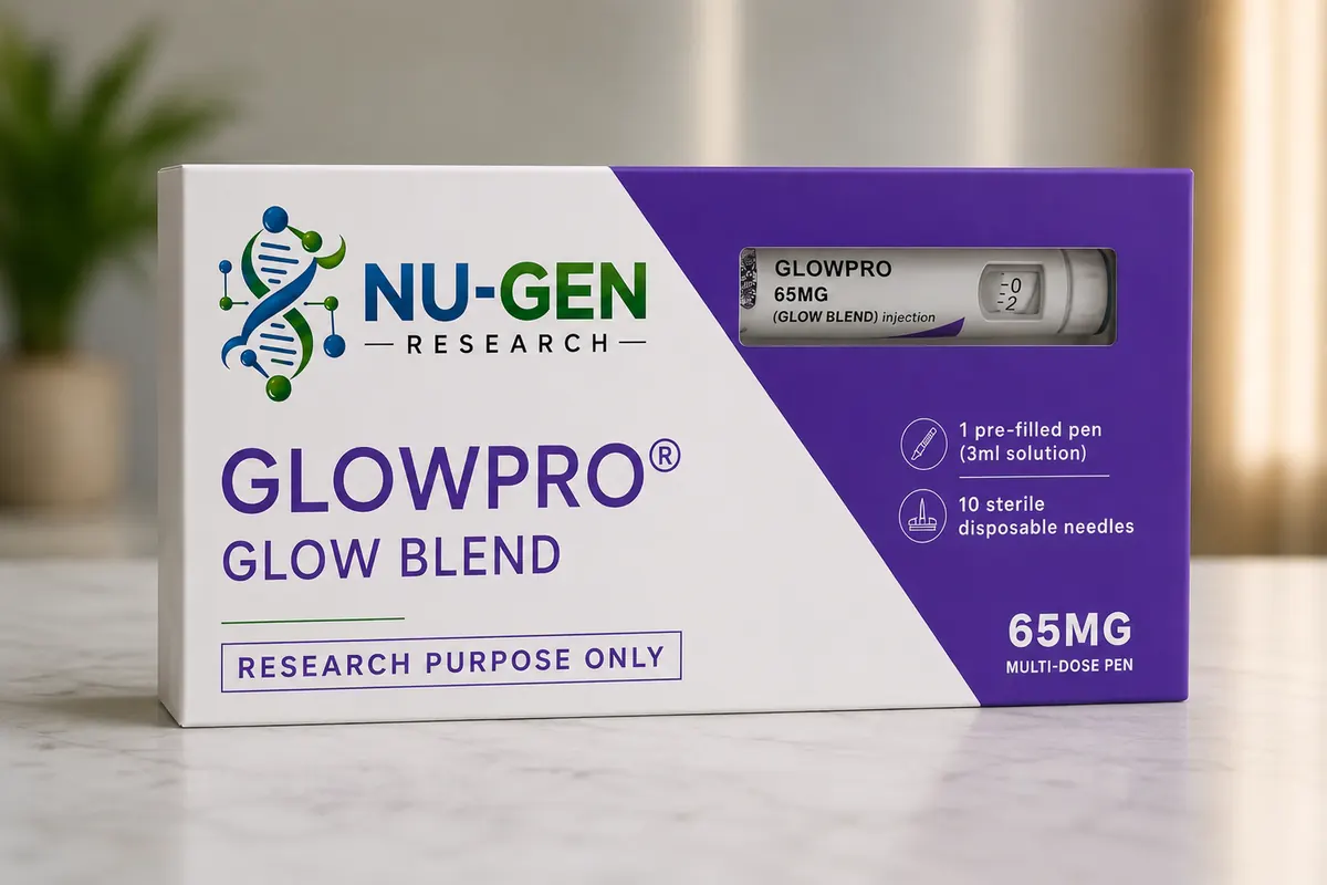 GlowPro 65mg packaging